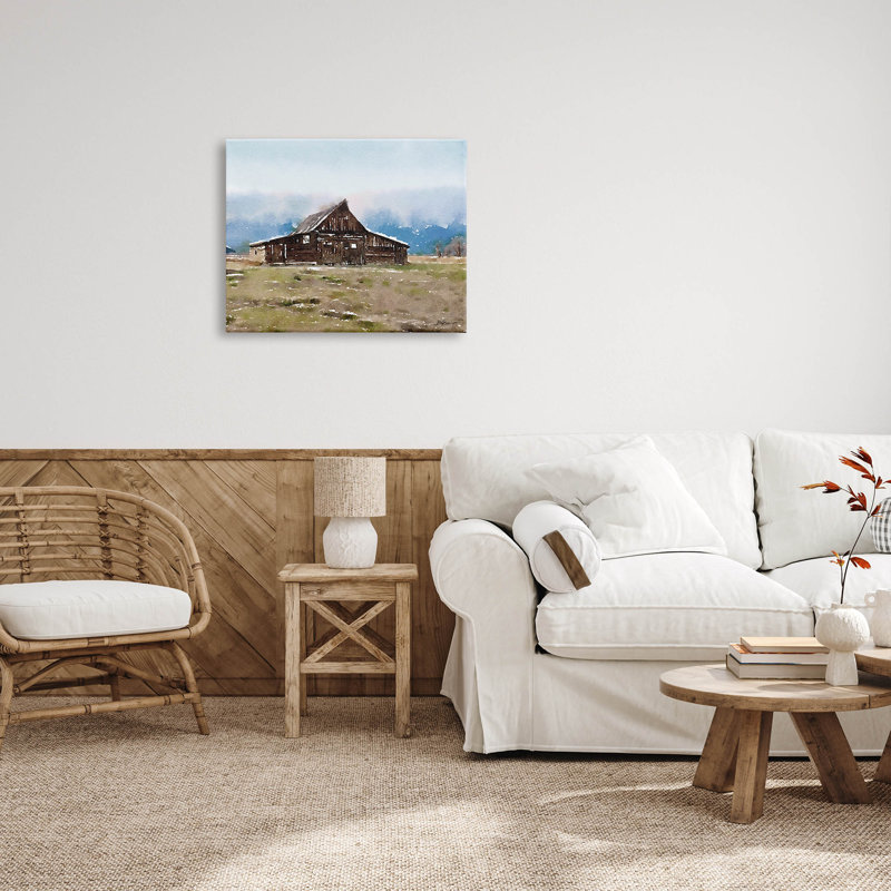 Art de giclée de campagne champêtre par Denise Brown, H 24 po x l 30 po x P 1,5 po, Toile tendue