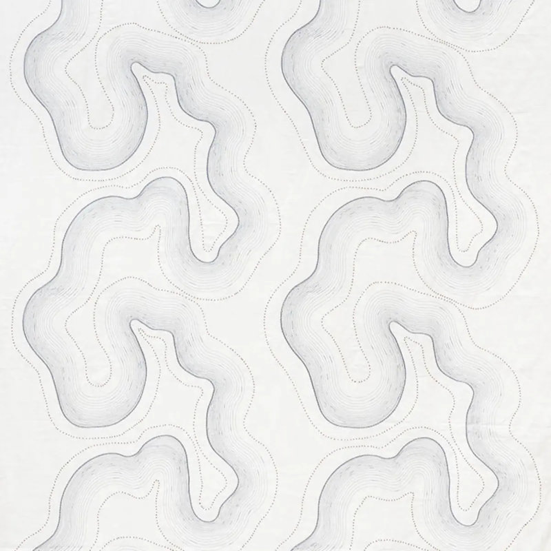Topo Fabric, Blue