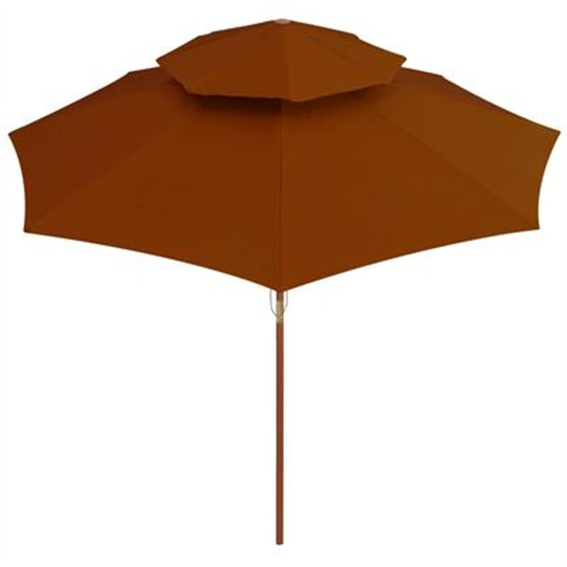 Troutville 270cm Market Parasol, Terracotta