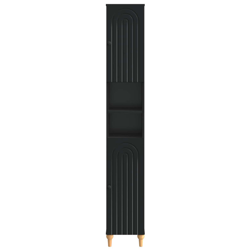 Linen Cabinet, Black