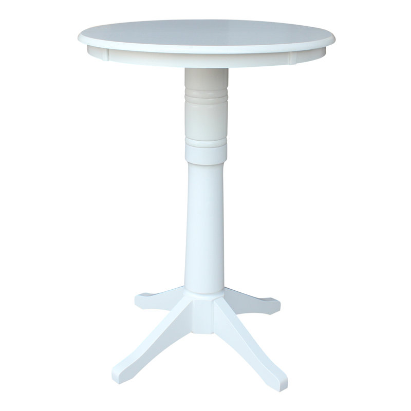 Table de salle à manger Craighead, Blanc, H 41,9 po x L 30 po x l 30 po