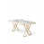 White Marble/Gold selected