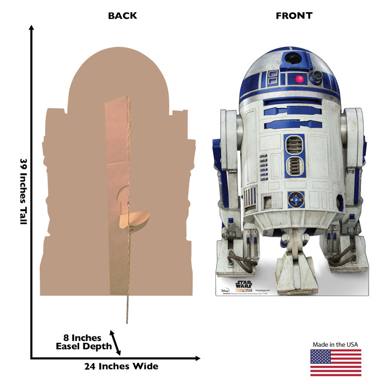 R2-D2 Life-Size Cardboard Cutout from The Mandalorian