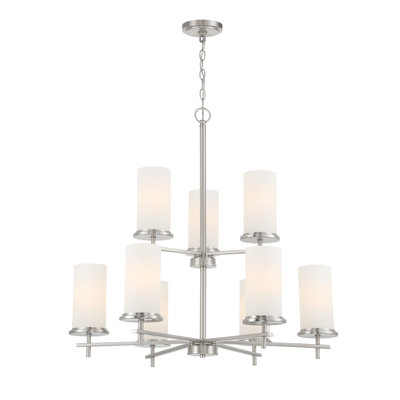 Lustre spoutnik classique à 9 lumières Ashten