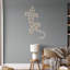 Décoration murale abstraite lézard escalade - ACM blanc (46 po x 30,43 po)-1113890314-1113890316