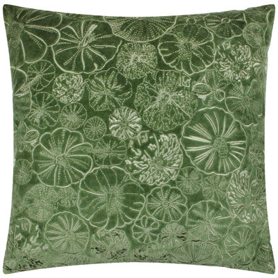 Picking Patch Green Square Throw Cushion