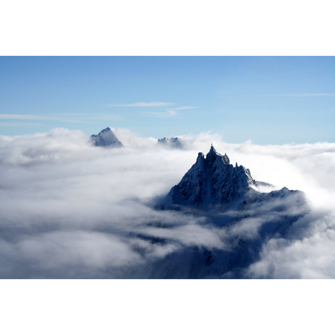 Aiguille Du Midi - Leinwandfoto im Wickel