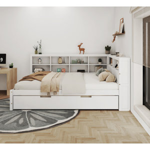 Neeyah Bookcase Storage Bed (incomplete box 1 of 2 only)(ours is grey)