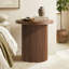 Drum Round Side Table