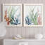 Océan jardin I - ensemble de 2 reproductions d'art-897763937-897763941-838588974