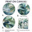 «Green Minimalims Palm Trees» - Art mural traditionnel-1719989669-1719989670-1719989671