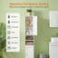 Freestanding Bathroom Cabinet with Adjustable Shelve