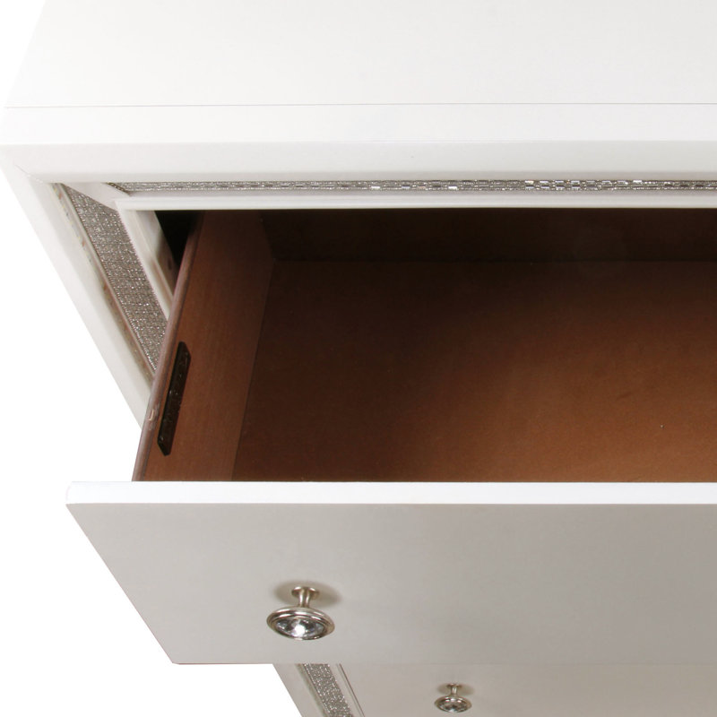 Cassie Crystal Inlaid Chest with Lights