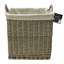 Hand Woven Wicker Laundry Basket with Handles