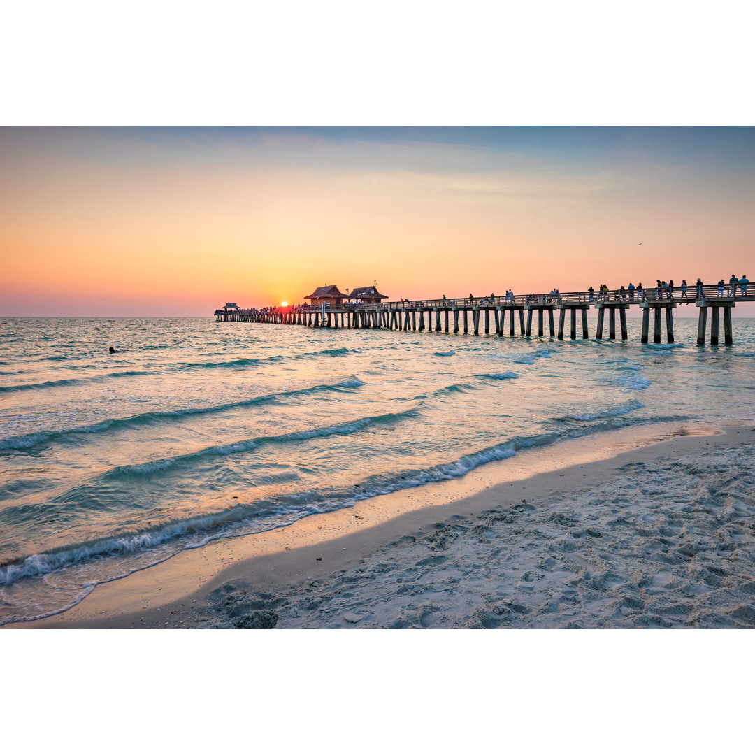 Naples Pier Florida USA - Leinwandbild