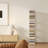 9 Tier Bookshelf, Vertical Corner Shelf With Modern Invisible Spine Ladder Bookcase Space-saving Organizer-1404090852