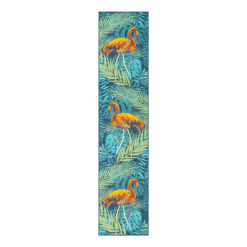 Tapis d'extérieur intérieur / extérieur Coastal, Tapis de couloir 2 pi 7 po x 12 pi