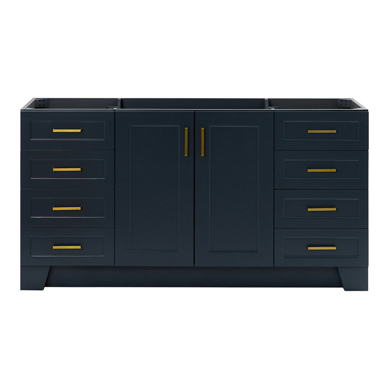66'' Single Bathroom Vanity Base Only, Midnight Blue