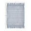 Dollis Geometric Handmade Rectangle 8' x 10' Recycled P.E.T. Indoor / Outdoor Area Rug in Light Blue/Ivory