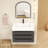 Jessica 29.5 " W Wall Mounted Single Vanity Bathroom Vanity With Acrylic Top-1262037250