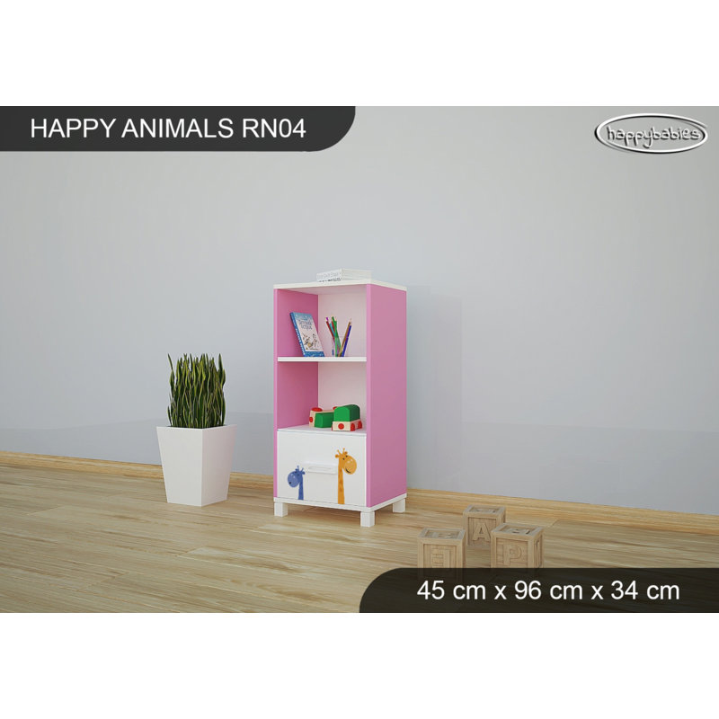 45cm W Animals Kids Cube, Pink