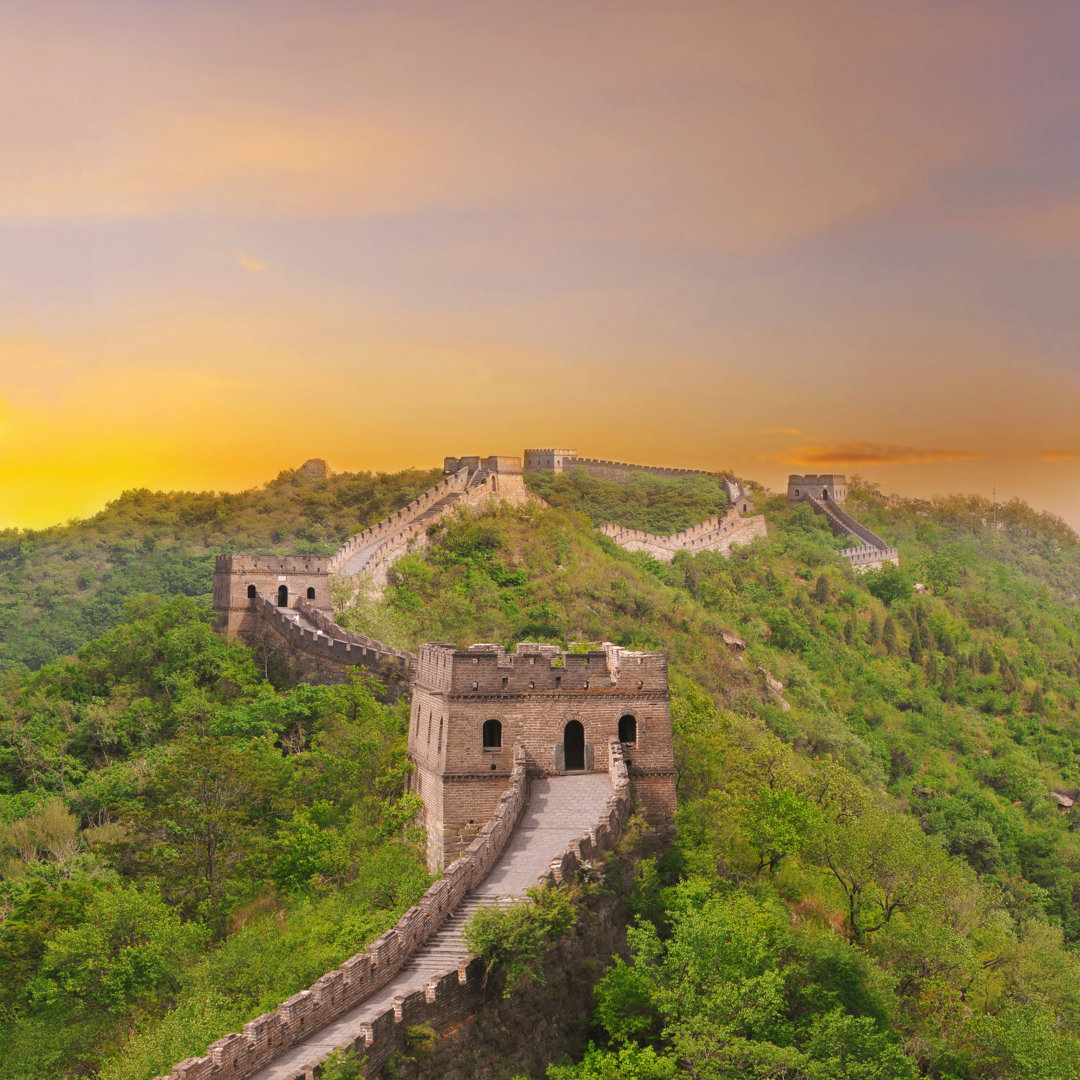 Chinesische Mauer von Hung_Chung_Chih - Foto auf Leinwand