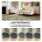 Green Floral Area Rug Retro Bohemian Style Machine Washable Non-Slip Living Room Rug Soft Bedroom Mat Indoor Home Decor-117177294