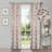Finklea Floral Pattern Polyester Light Filtering/Room Darkening Rod Pocket Curtain Panels-270059475-270059481
