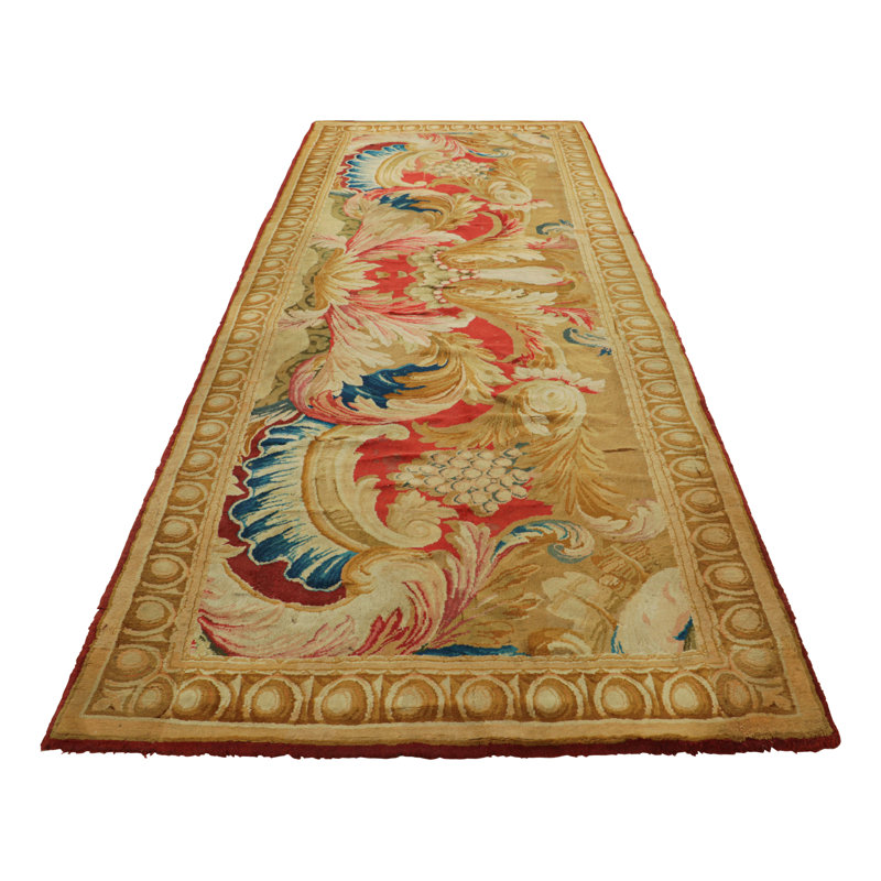 One-of-a-Kind 5’4”x13’6” Hand Knotted Area Rug