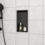 Stainless Steel Shower Niche , Gunmetal Black