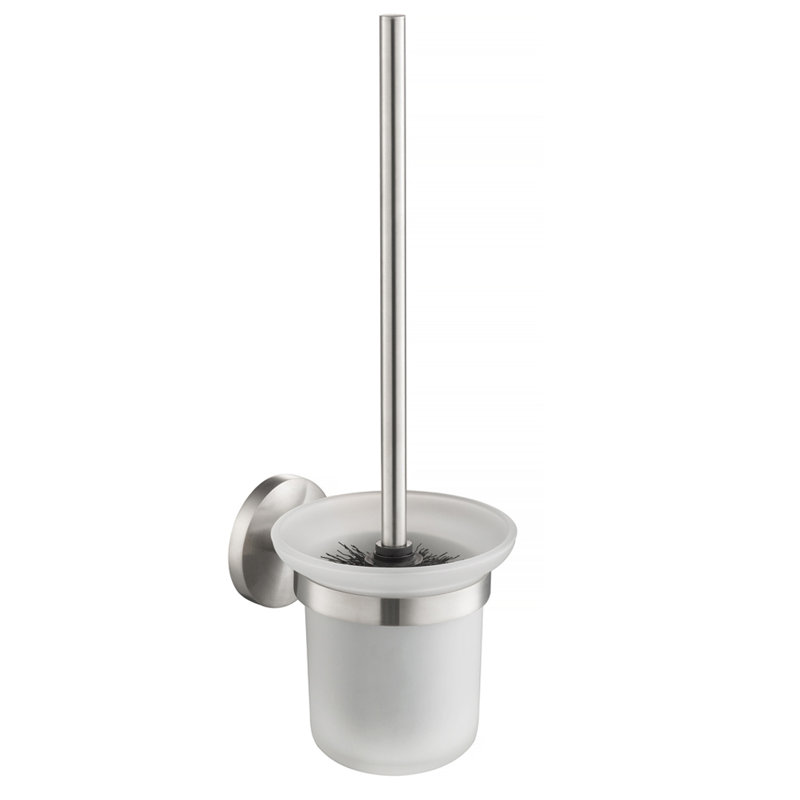 Porte-brosse pour cuvette Iddings, Nickel brossé