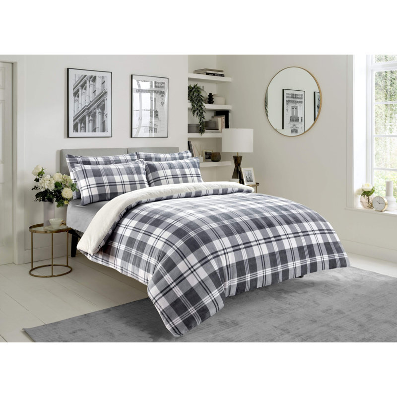 Polyester No Pattern Duvet Cover Set with Pillowcases, Double Duvet Cover Set + 2 Pillowcases