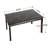 Rectangular with Steel Base Dining Table-1832188438