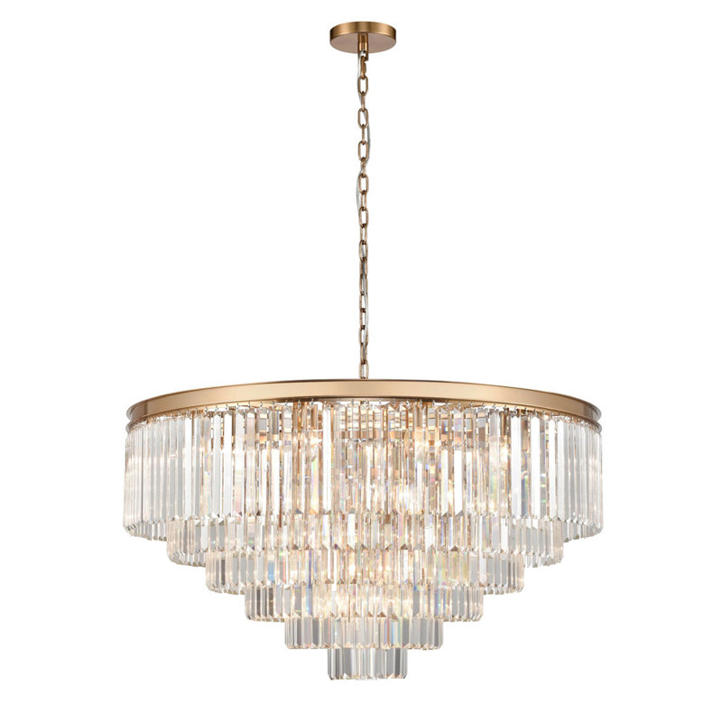 Abhigna 30 - Light Brass Chandelier Pendant