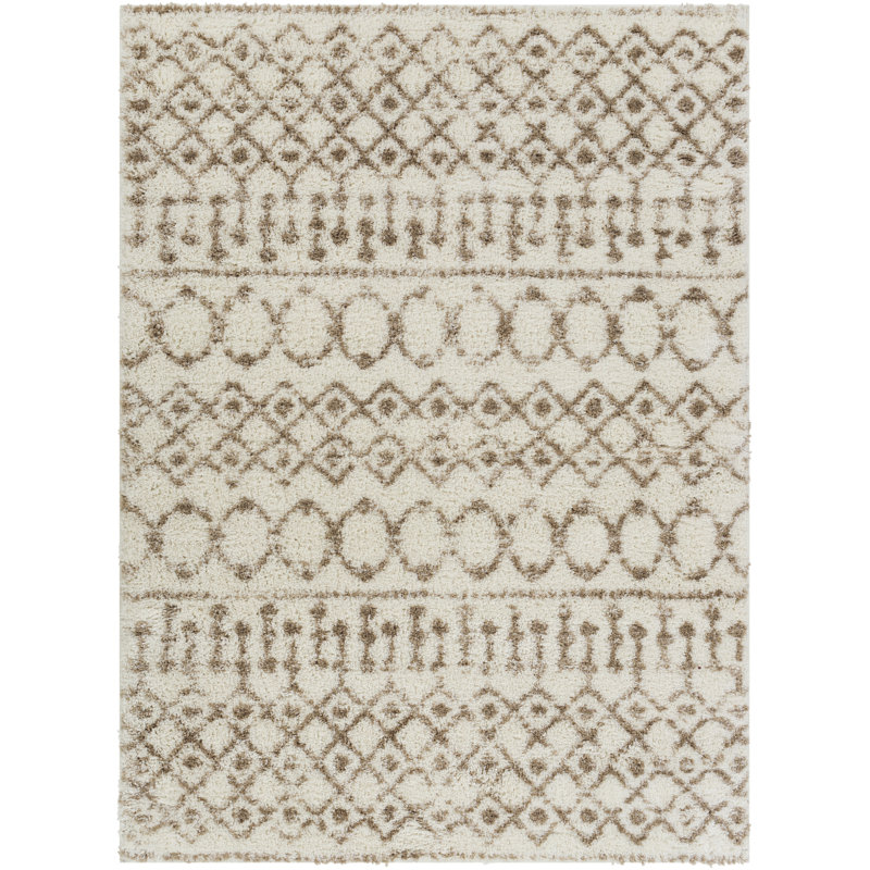 Southwestern Indoor Rug, Rectangle 6'7" x 9'