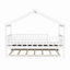 Lit en bois avec couchette-545354612