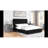 1Pc Contemporary Upholstered Bed Tufted Headboard And Footboard Bedroom Furniture Dove-575162469-601207387