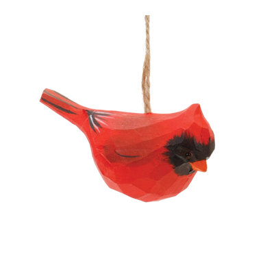 Wooden Cardinal Ornaments