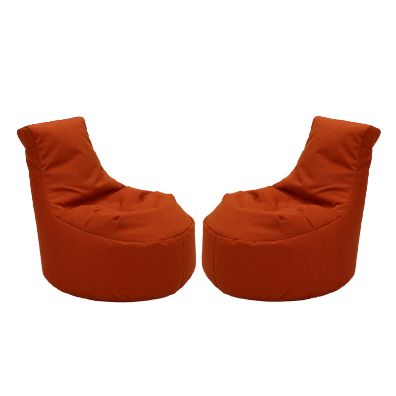 Fauteuil à billes Element Paddle Out Kids, Oléfine orange brûlée