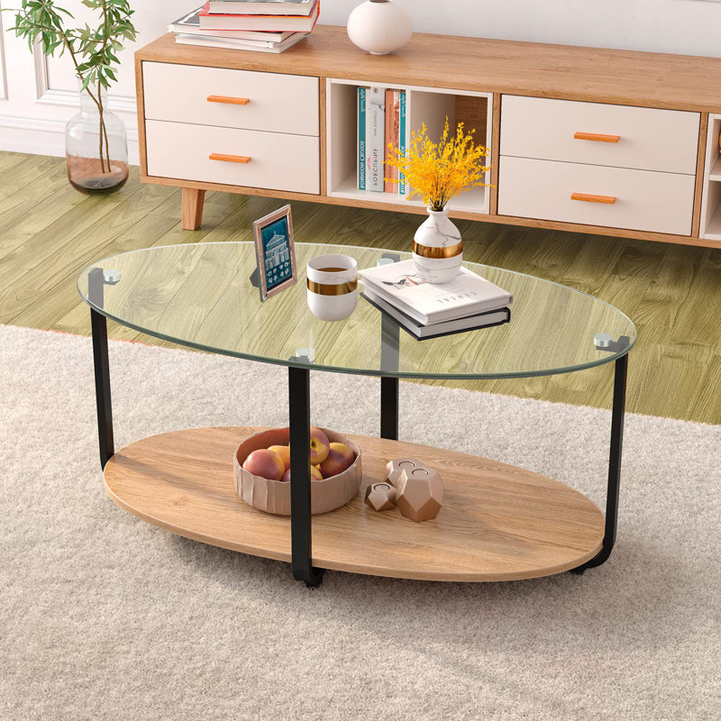 Jasimen Floor Shelf Coffee Table