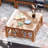 Brunswick 7-Piece Solid Teak Modular Conversation Set with Cushions-922615694
