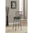 American Heritage Easton Swivel Counter Stool - Black Upholstered Seat with Metal Frame, Full Backrest & 360° Swivel-63813178