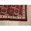 Tapis de couloir rouge/beige en Tapis décoratif laine noué à la main de conception unique 2 pi 10 po x 6 pi noué à la main Balouch