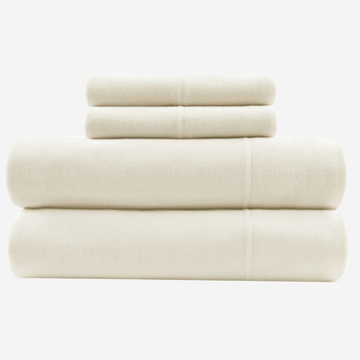 Twin Xl All Season 3Pcs Cotton Blend Knit Sheet - 50% , Comfortable For Sleep, Absorbent In Hot Months, Cold Fitted Up To 16" Mattress, Comes With 1 Flat, And Pillowcase, Machine Washable Low Dry Of