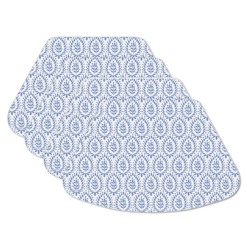 Ensemble de 4 napperons réversibles Blue Care