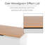 Campagna Storage Ottoman, Soft White Painted Finish and Oak Effect Top