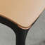 Chaise en plastique orange à dossier solide (ensemble de 2)-376395817