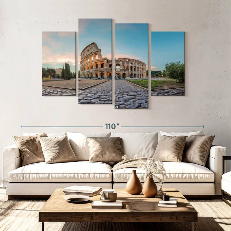 Lilie The Roman Colosseum, 54" H x 84" W