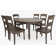 Westhoff 6 - Person Extendable Pine Solid Wood Solid Wood Top Four Leg Dining Set