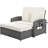 PE Wicker Rattan Double Chaise Lounge, 2-Person Reclining Daybed With Adjustable Back And Cushions, Free Furniture Protection Cover-1316273063